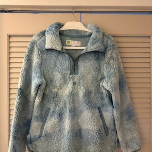 Blue Fleece Pullover